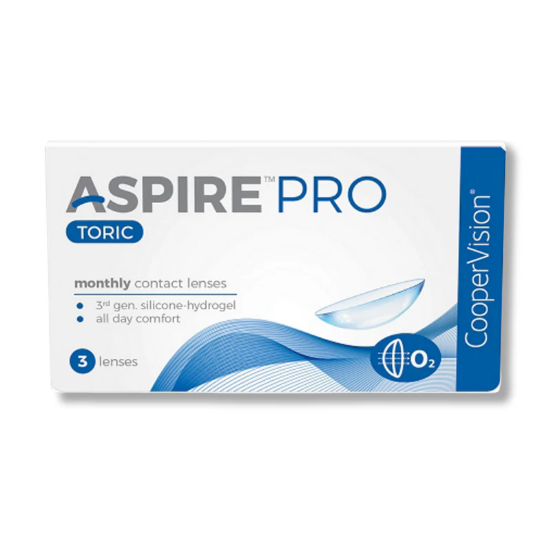 Cooper Vision Aspire PRO Toric Monthly 3 Lens Pack