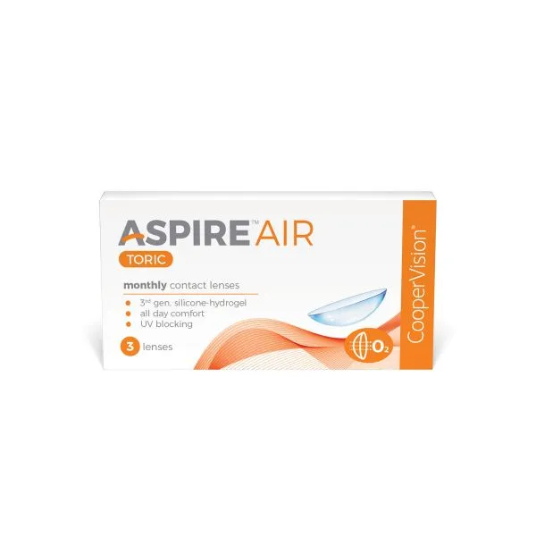 Cooper Vision Aspire AIR Toric Monthly 3 Lens Pack