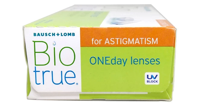 Bausch + Lomb Biotrue 1 Day Astigmatism 30 Lens Pack, view 4