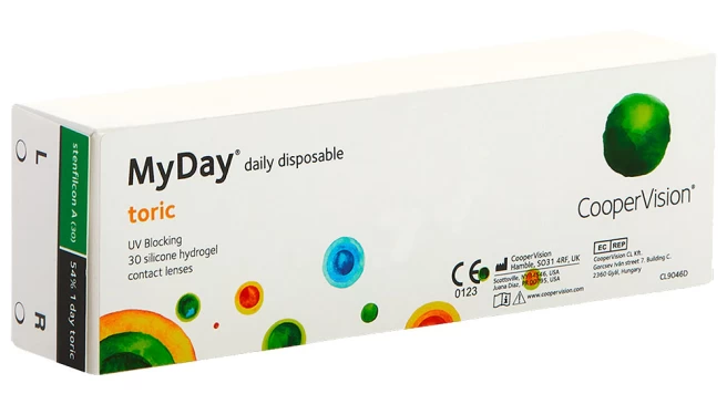 Cooper Vision My Day Toric Daily 30 Lens Pack, view 3