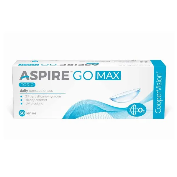 Cooper Vision Aspire Go Max Toric Daily 30 Lens Pack, view 4