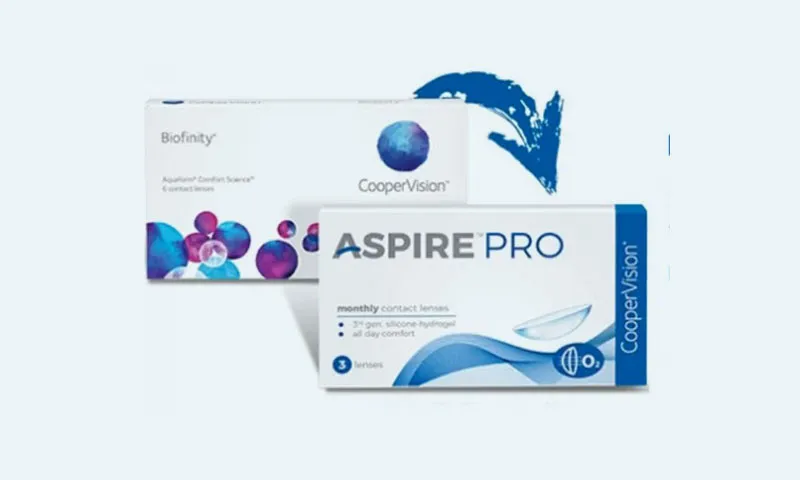 Cooper Vision Aspire PRO Monthly 3 Lens Pack, view 2
