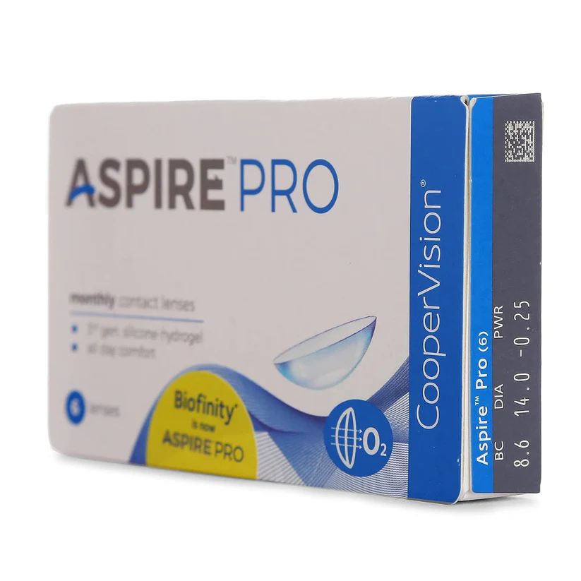 Cooper Vision Aspire PRO Monthly 6 Lens Pack, view 2