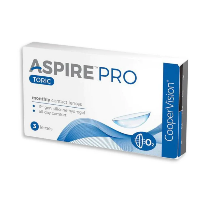 Cooper Vision Aspire PRO Toric Monthly 3 Lens Pack, view 2