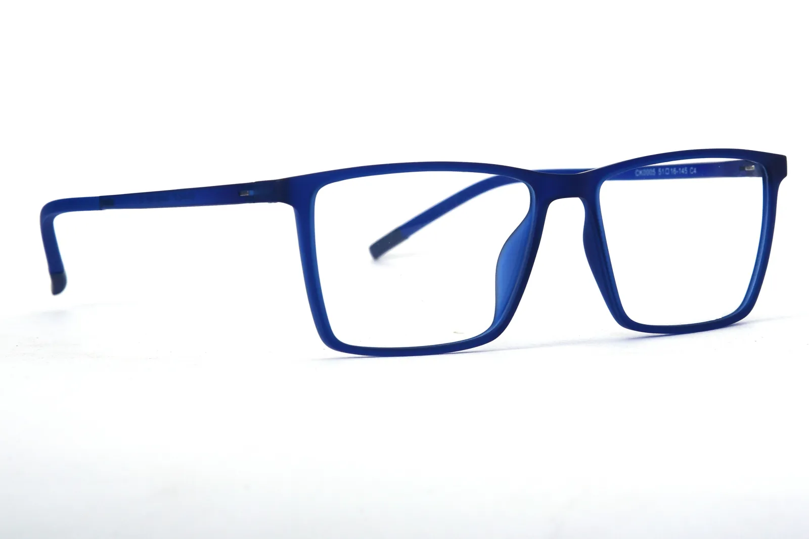 FOE 1504 Blue Rectangle Full Rim Eyeglasses, view 4
