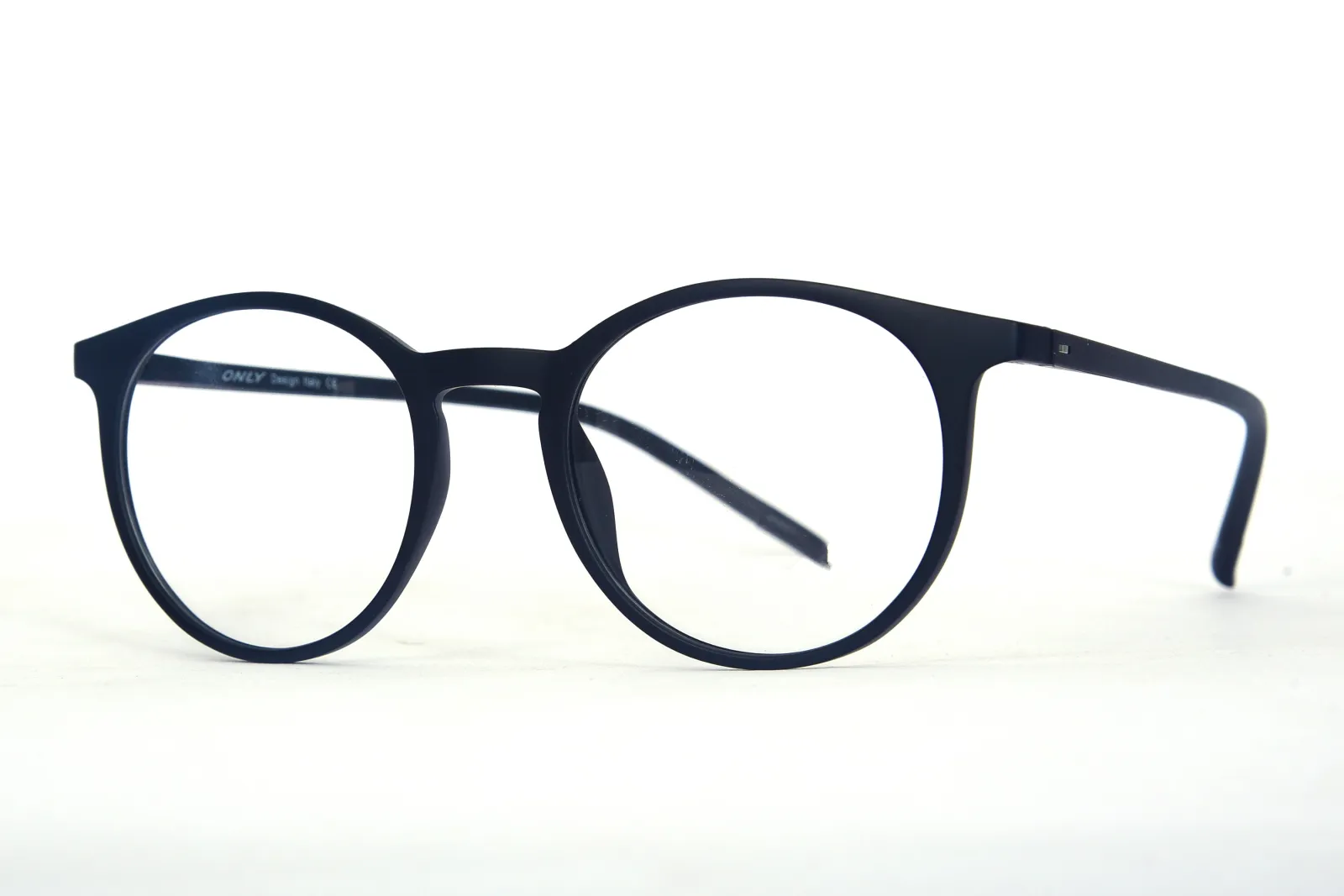 FOE 1507 Matte Black Round Full Rim Eyeglasses, view 4