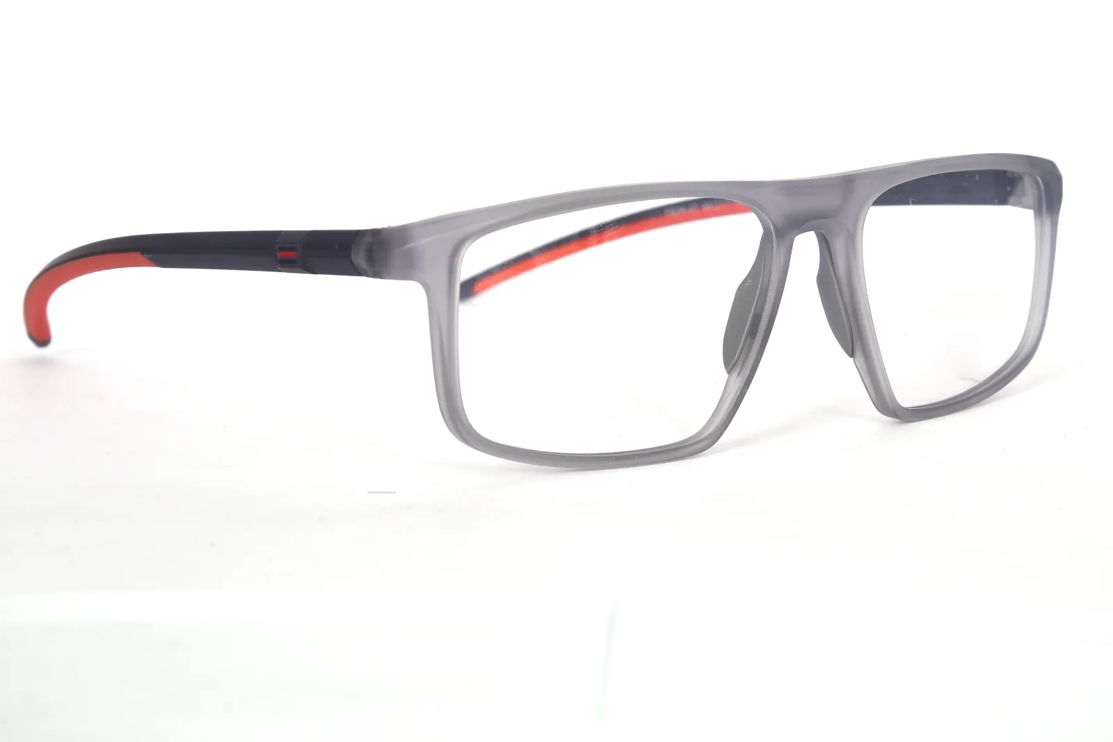 FOE 1510 Sports Gray Red Full Rim Eyeglasses, view 4