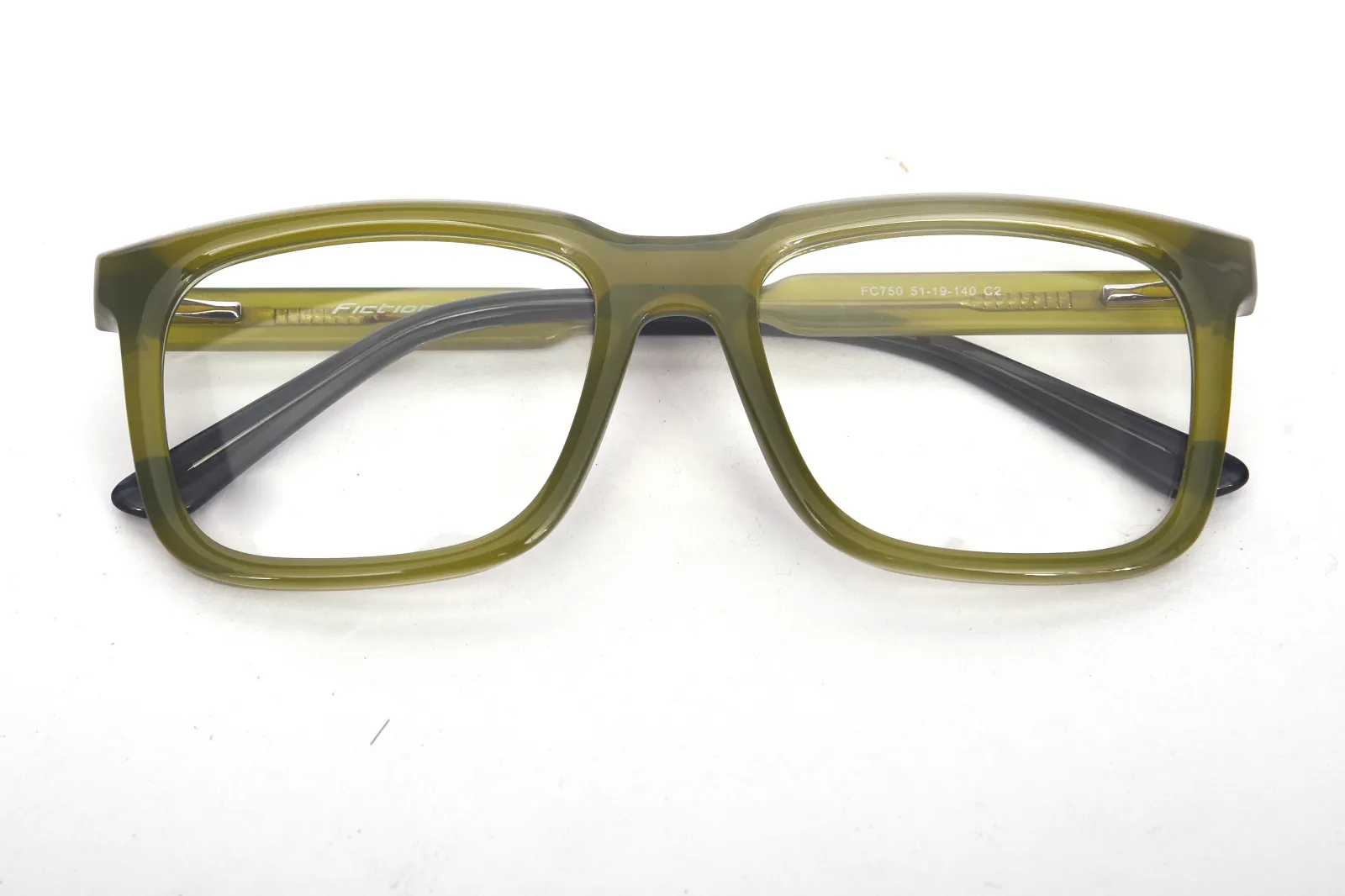 FOE 1512 Wayfarer Green Full Rim Eyeglasses, view 4
