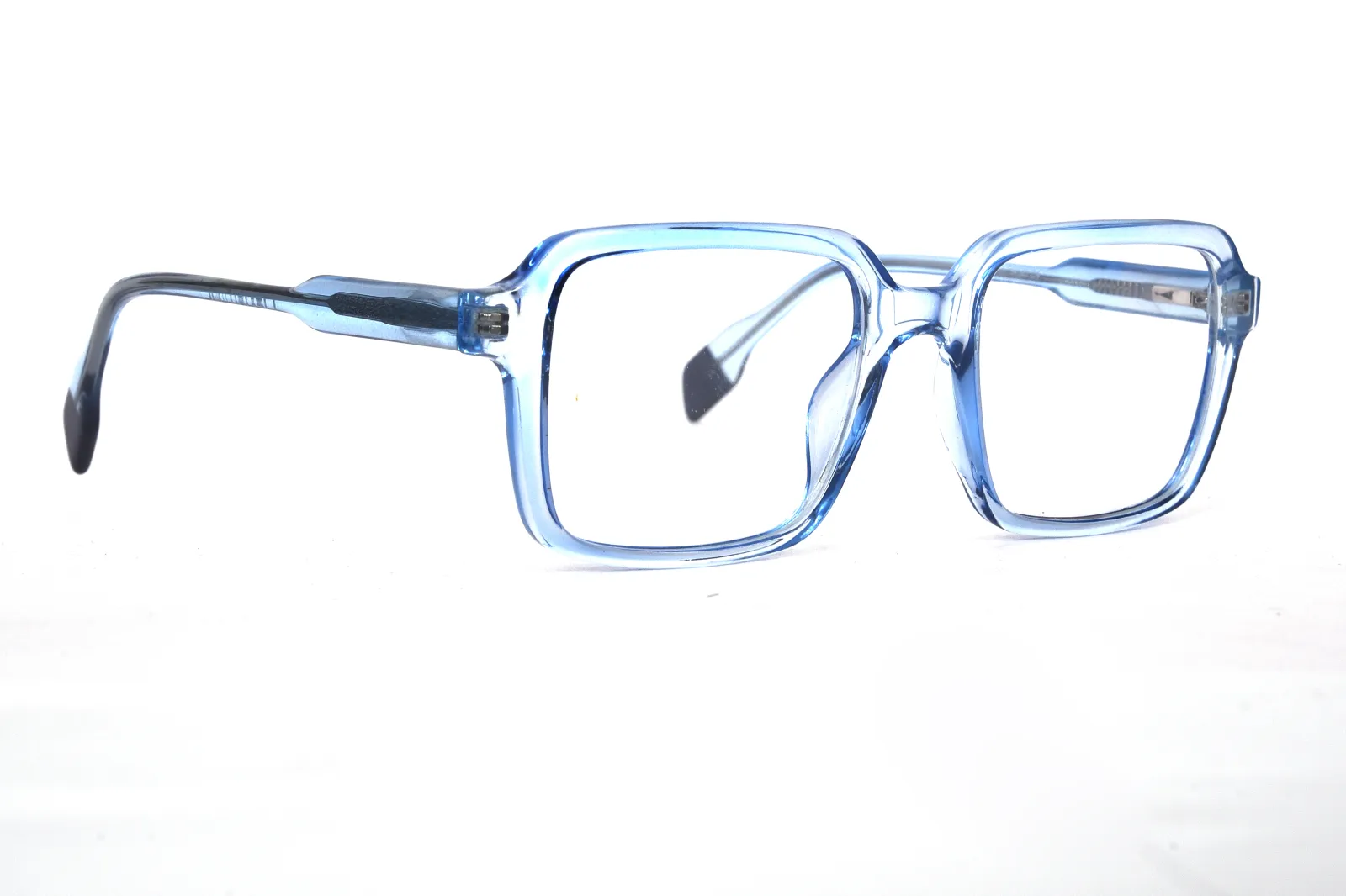 FOE 1514 Square Light Blue Full Rim Eyeglasses, view 4