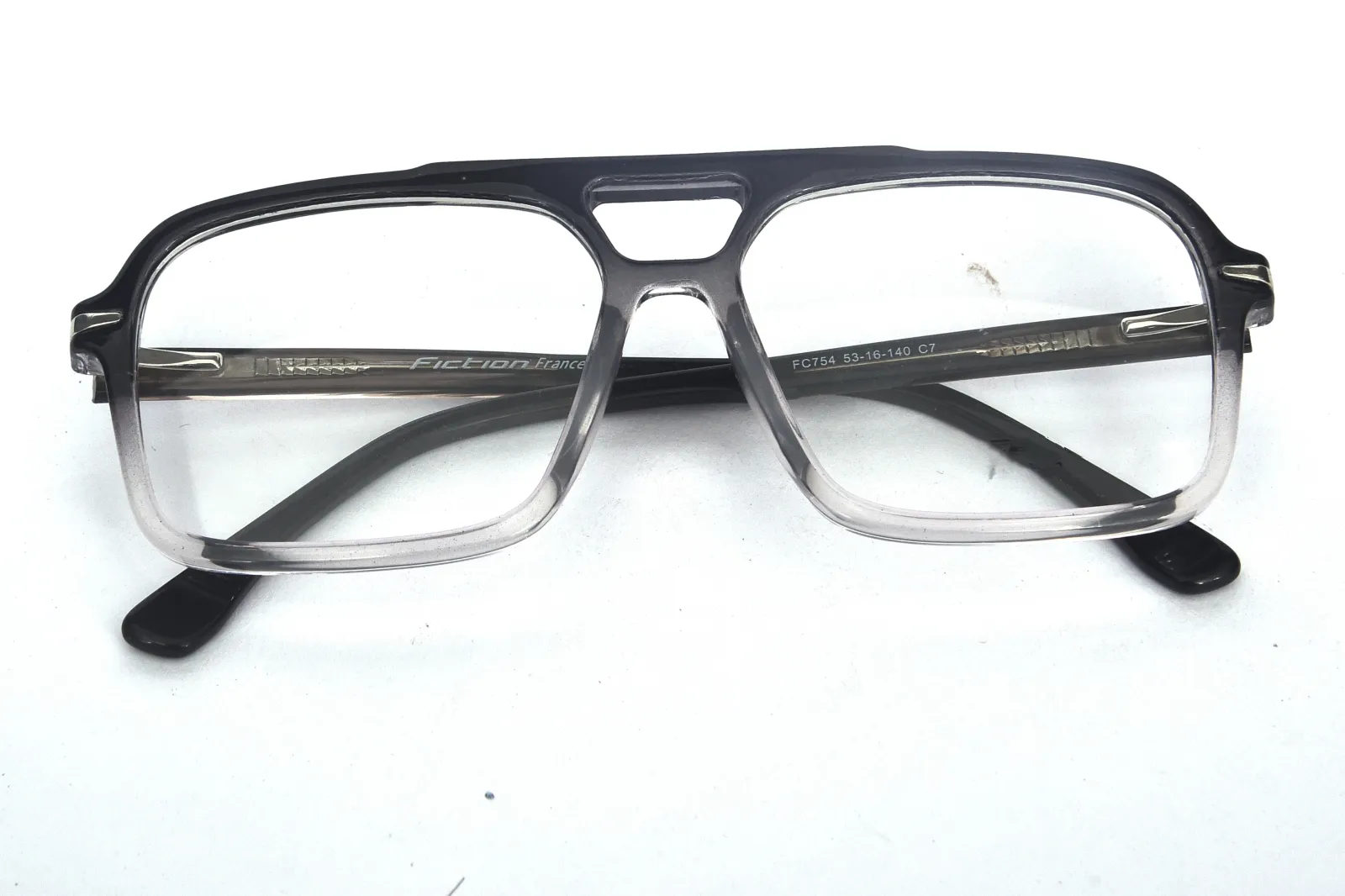 FOE 1515 Square Black Gradient Full Rim Eyeglasses, view 5
