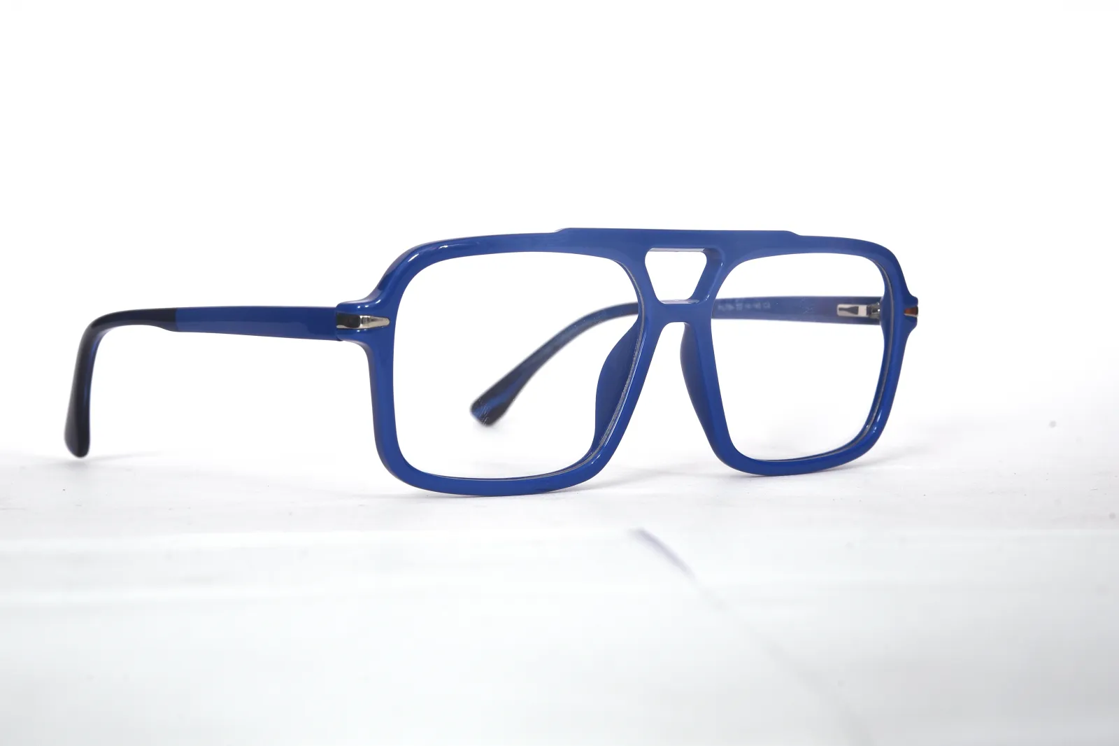 FOE 1516 Square Blue Full Rim Eyeglasses, view 3
