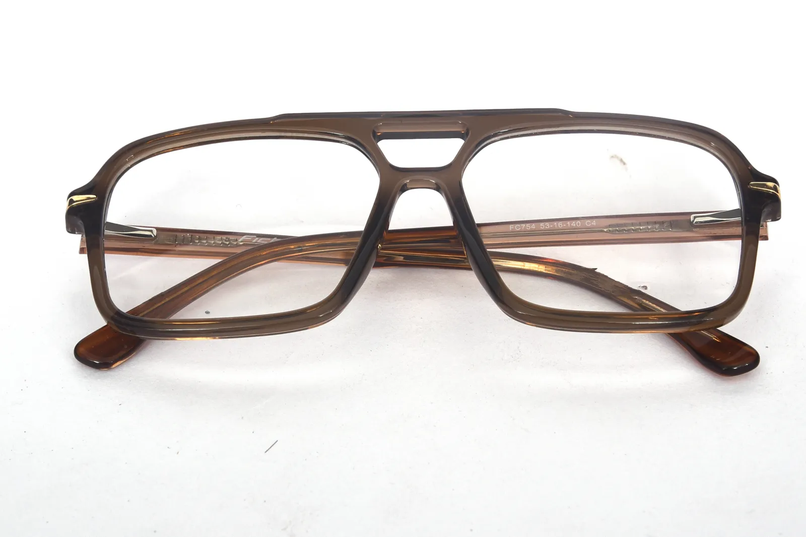 FOE 1518 Square Brown Full Rim Eyeglasses, view 5