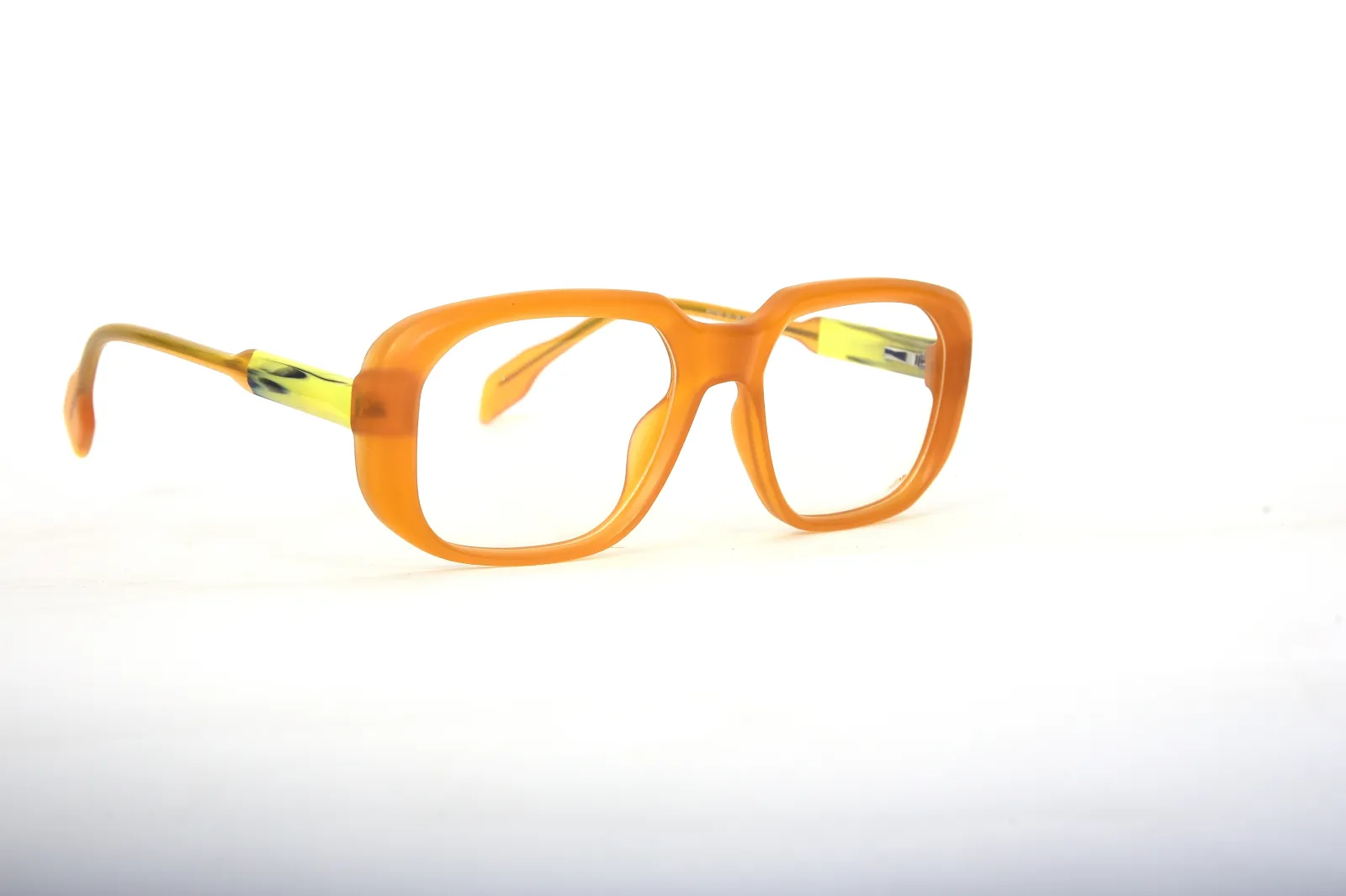 FOE 1521 Rectangle Orange Full Rim Eyeglasses, view 4