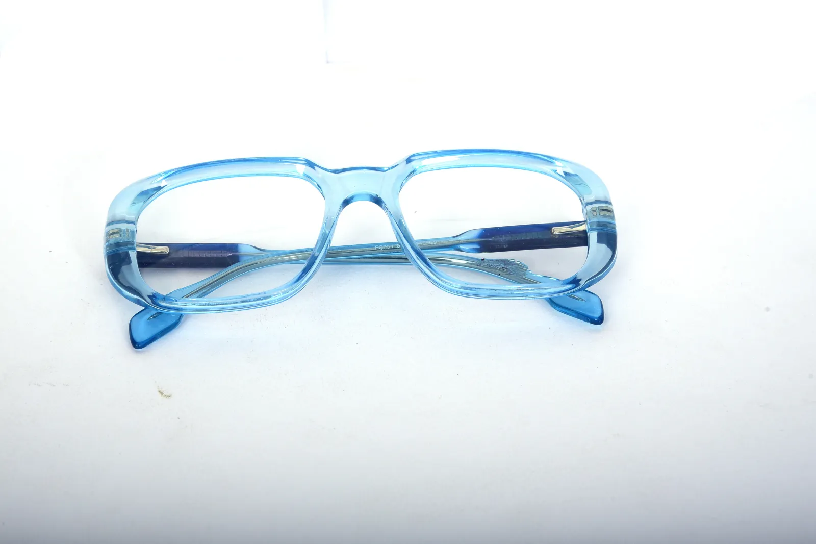 FOE 1522 Rectangle Light Blue Full Rim Eyeglasses, view 5