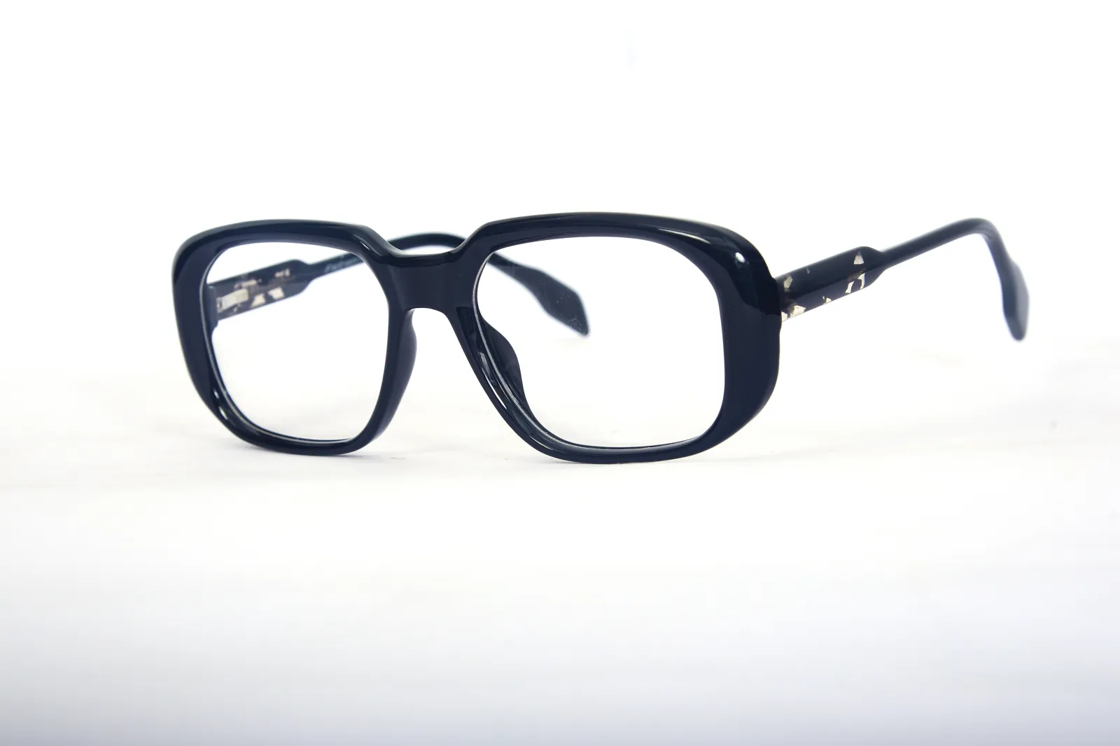 FOE 1524 Rectangle Black Full Rim Eyeglasses, view 3
