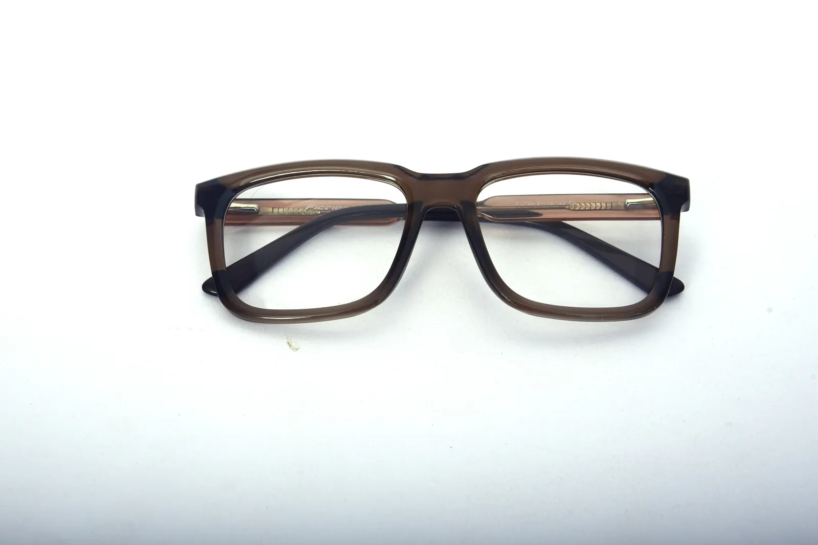 FOE 1526 Wayfarer Brown Full Rim Eyeglasses, view 5