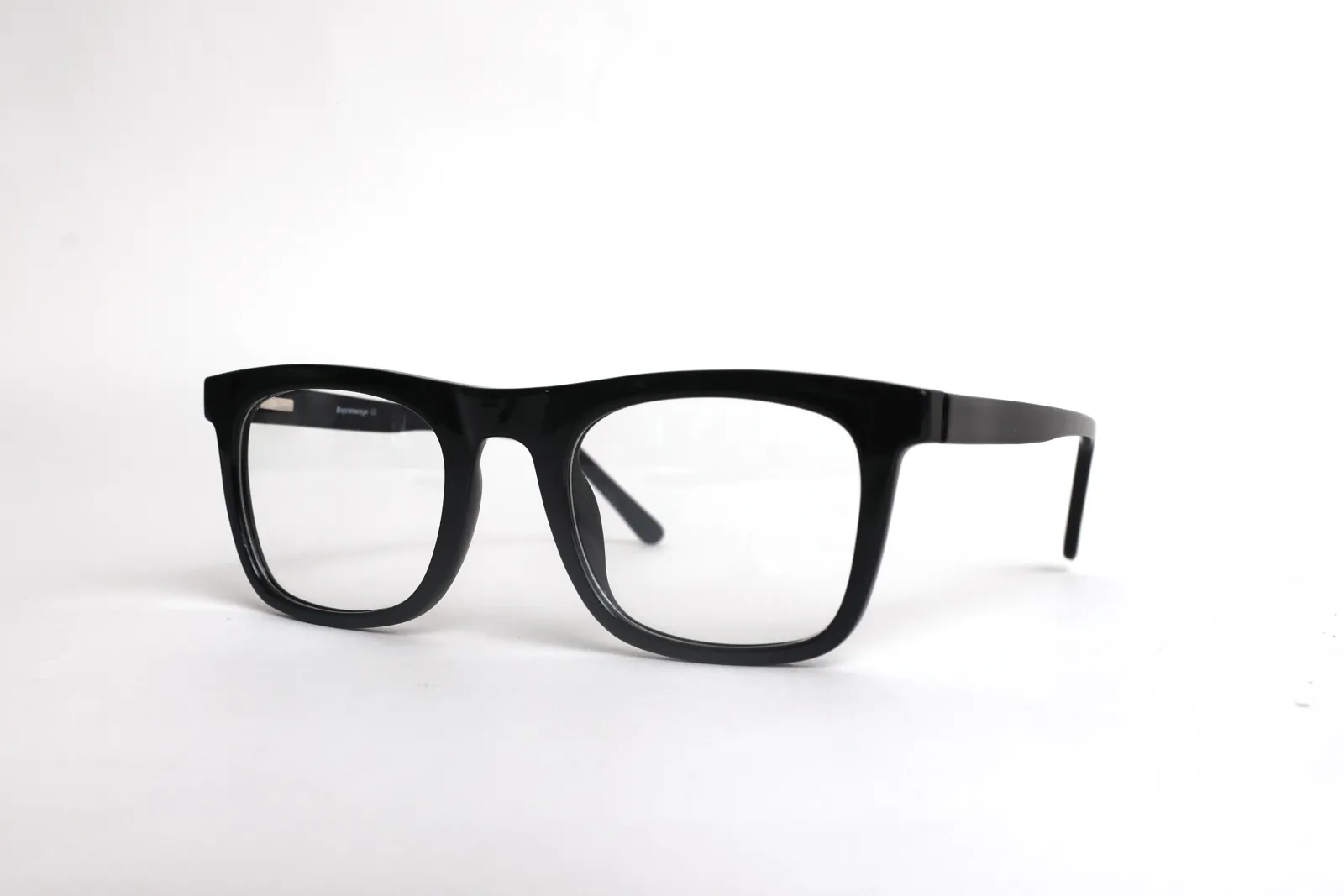 FOE 1528 Rectangle Black Full Rim Eyeglasses, view 3