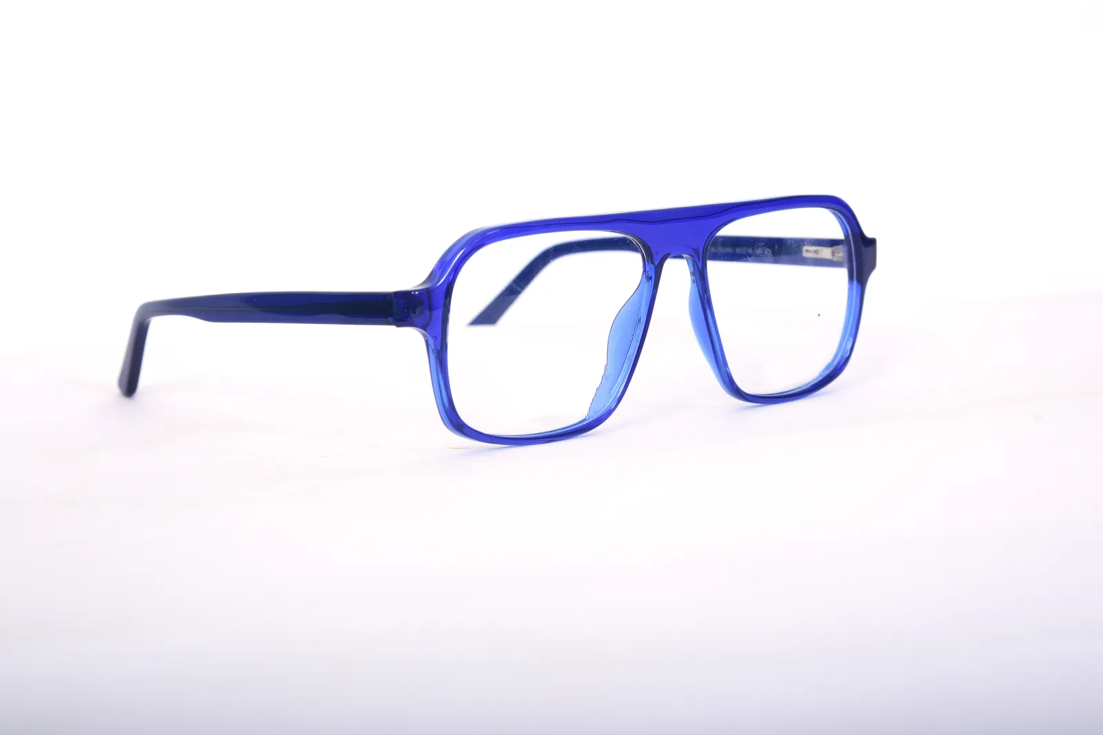 FOE 1531 Wayfarer Blue Full Rim Eyeglasses, view 4