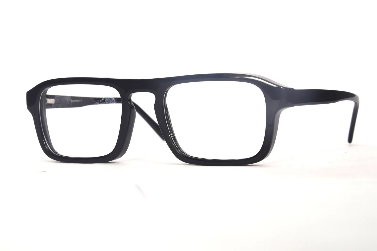 FOE 1535 Rectangle Black Full Rim Eyeglasses, view 3