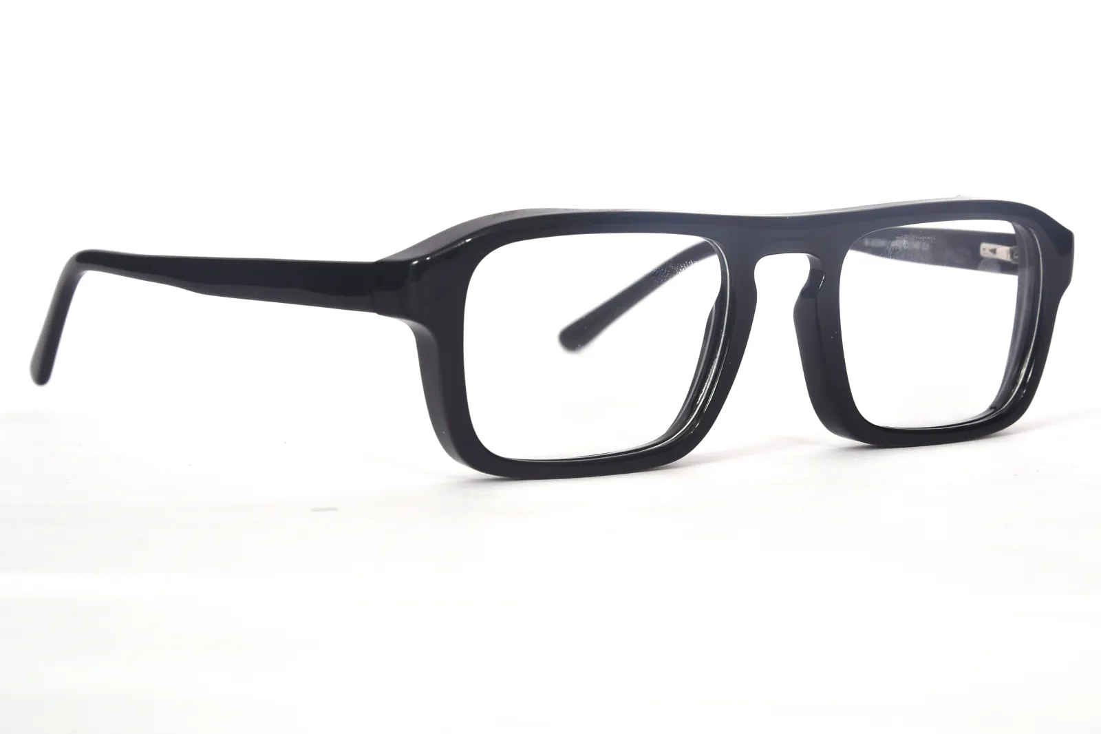 FOE 1535 Rectangle Black Full Rim Eyeglasses, view 4