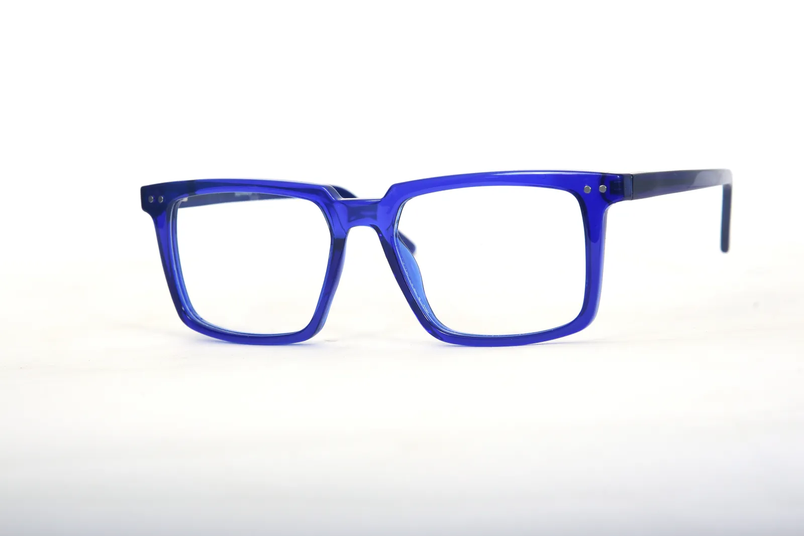 FOE 1541 Square Blue Full Rim Eyeglasses, view 3