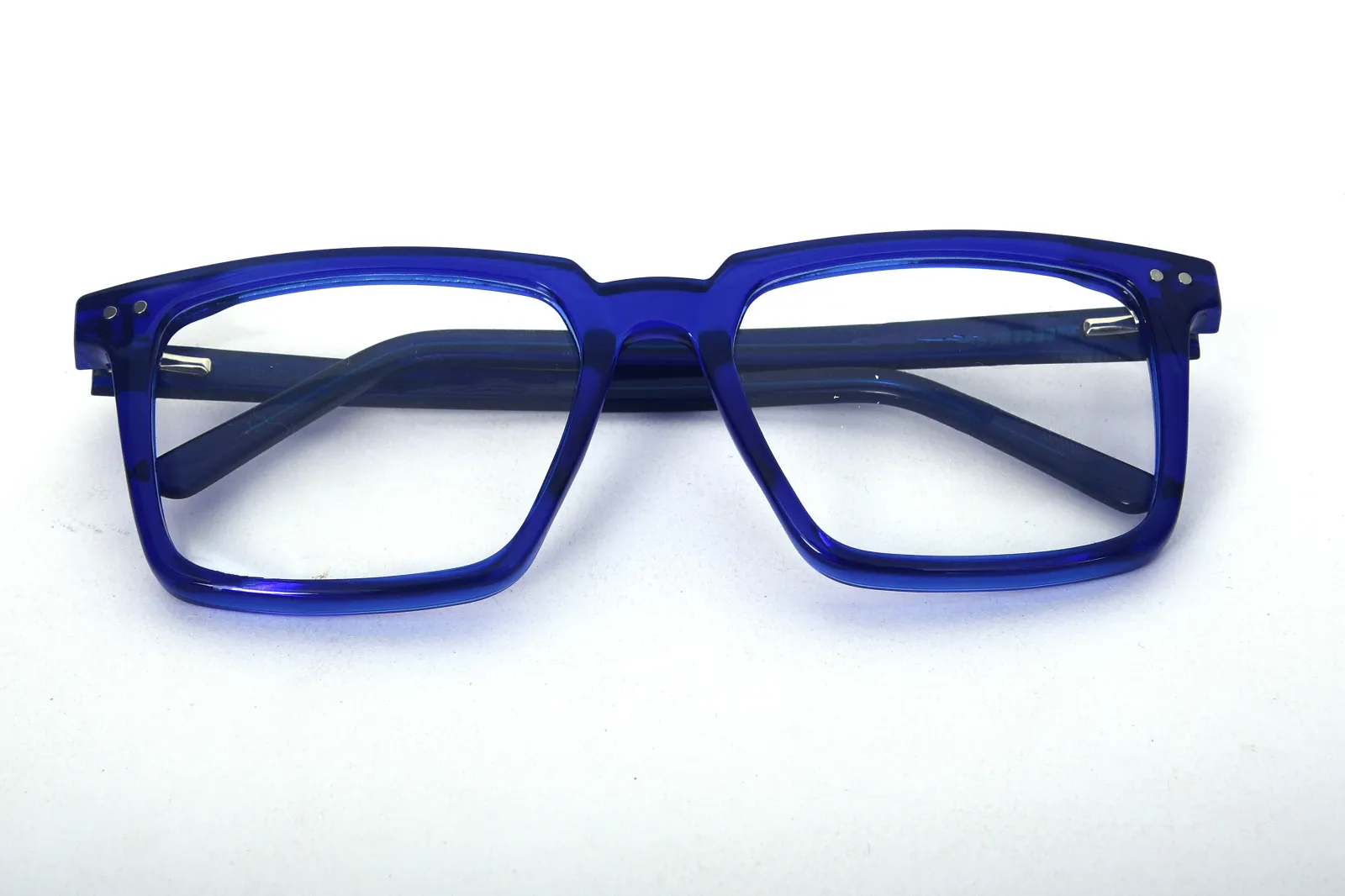 FOE 1541 Square Blue Full Rim Eyeglasses, view 5