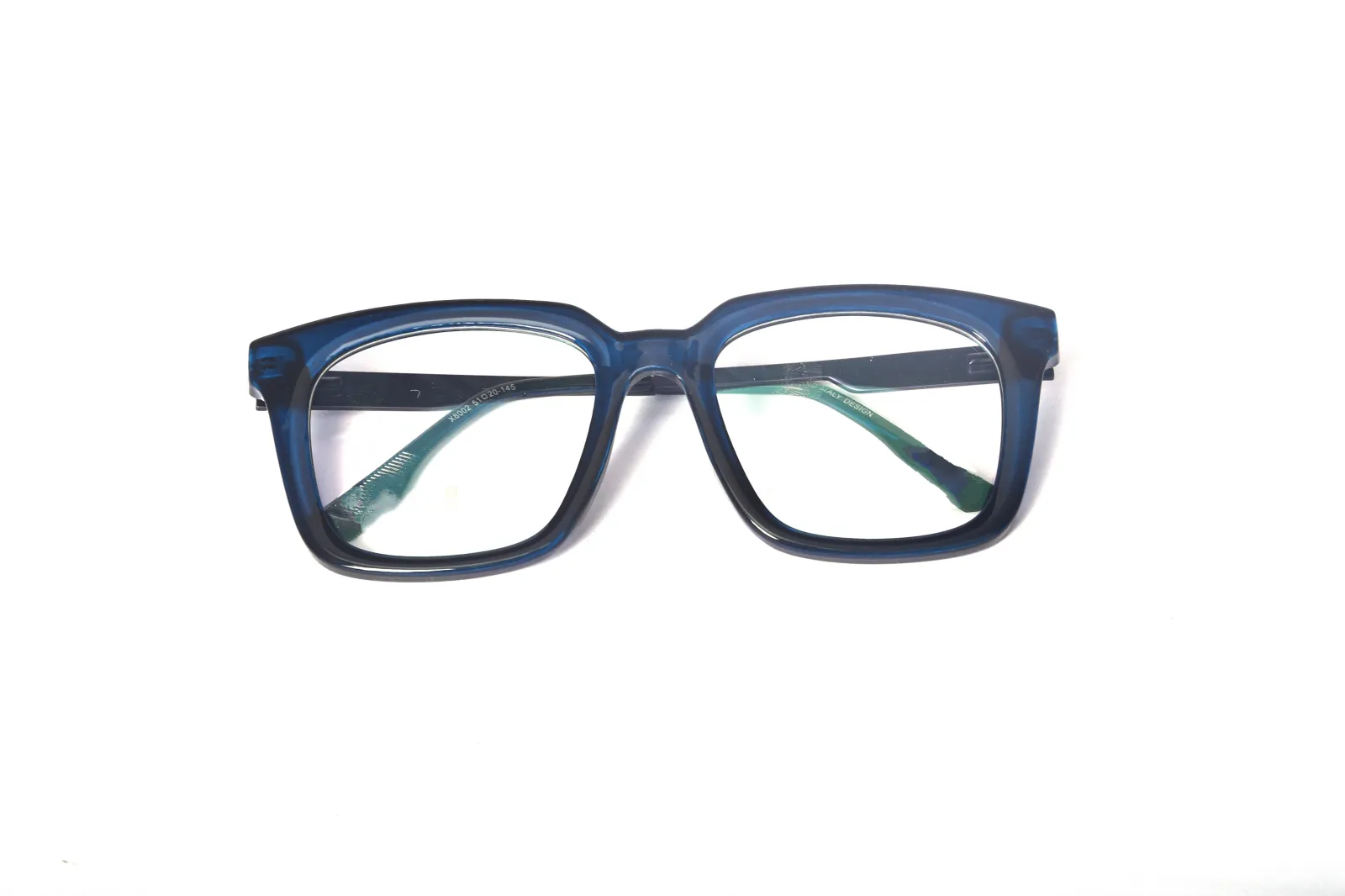 FOE 1551 Square Blue Full Rim Eyeglasses, view 5