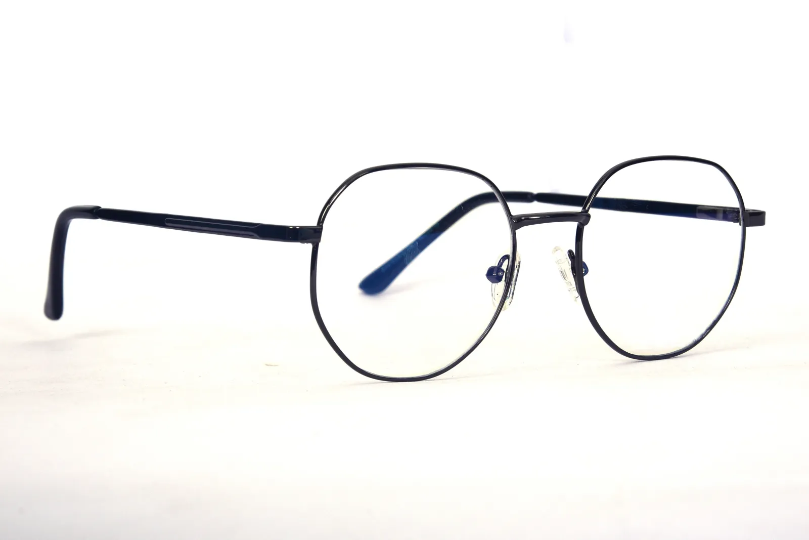 FOE 1607 Round Gunmetal Full Rim Eyeglasses, view 4