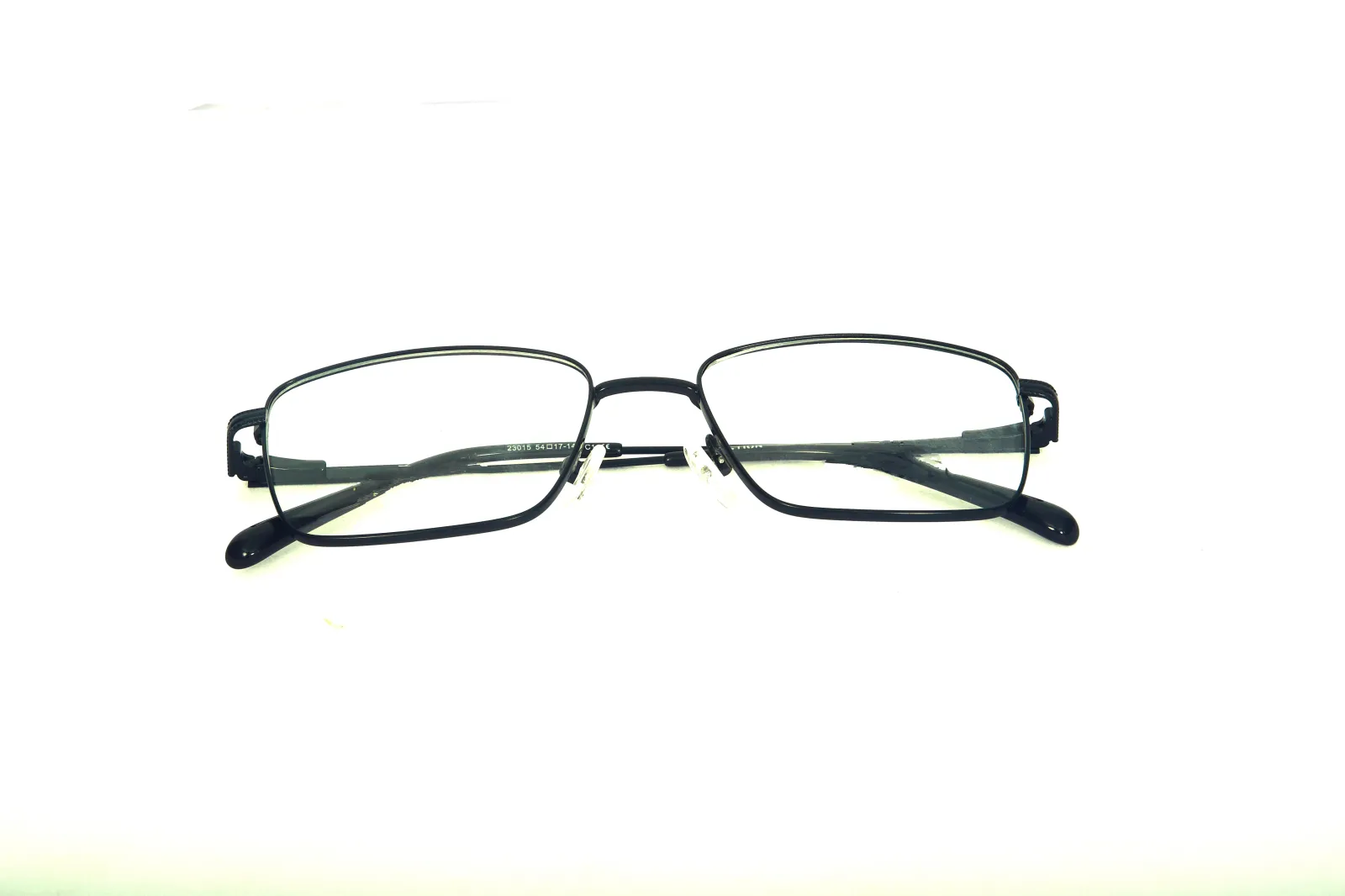 FOE 1613 Rectangle Black Titanium Full Rim Eyeglasses, view 5