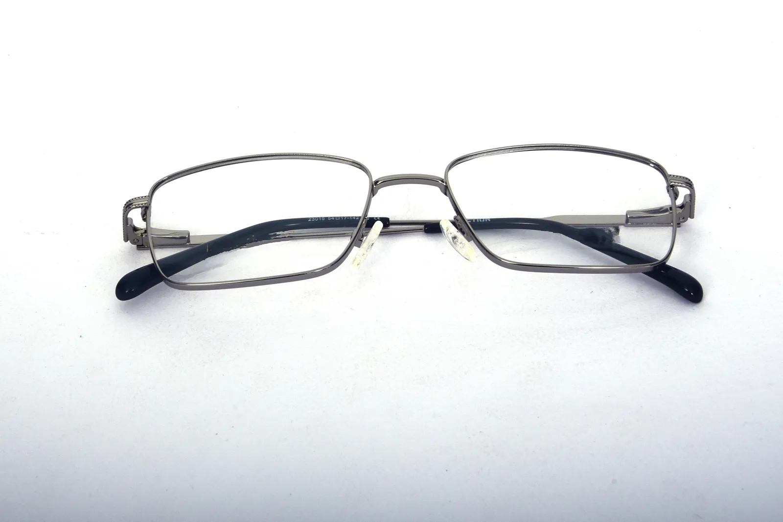 FOE 1614 Rectangle Silver Titanium Full Rim Eyeglasses, view 5