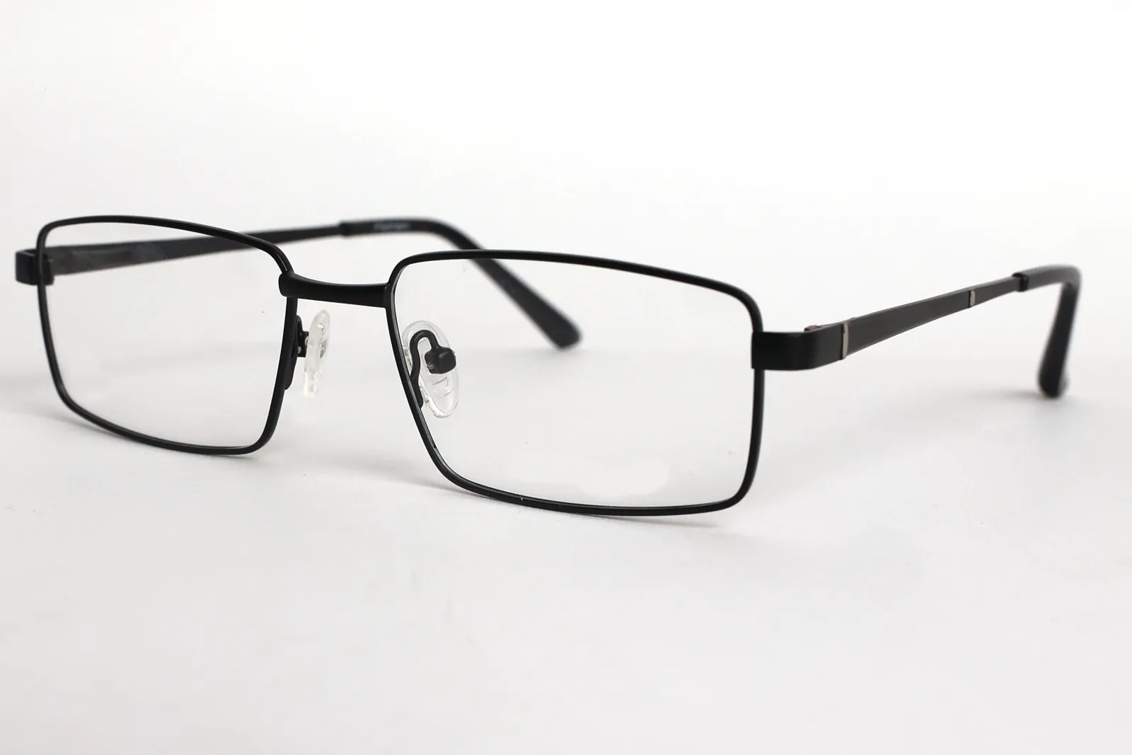 FOE 1617 Rectangle Black Full Rim Eyeglasses, view 3
