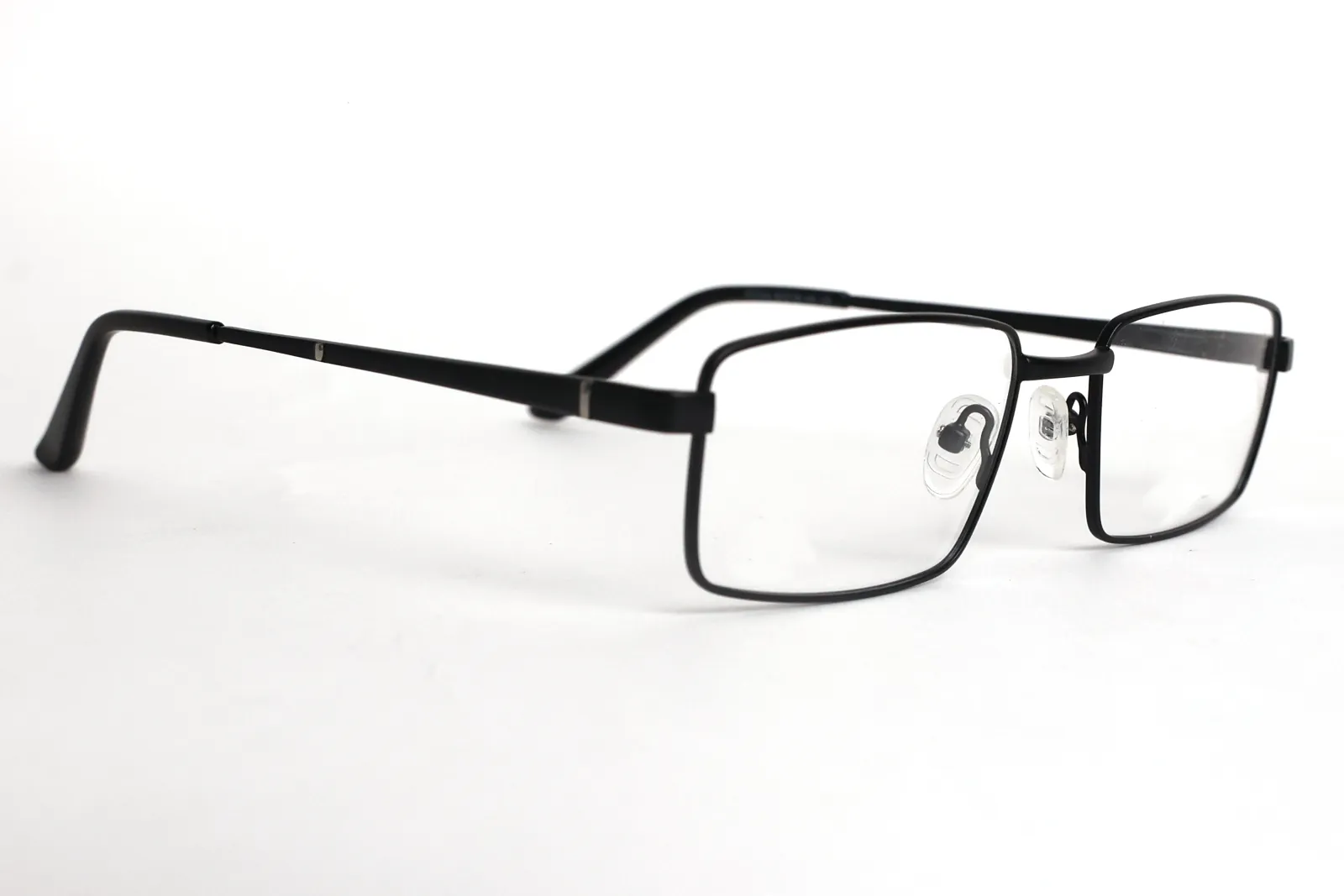 FOE 1617 Rectangle Black Full Rim Eyeglasses, view 4