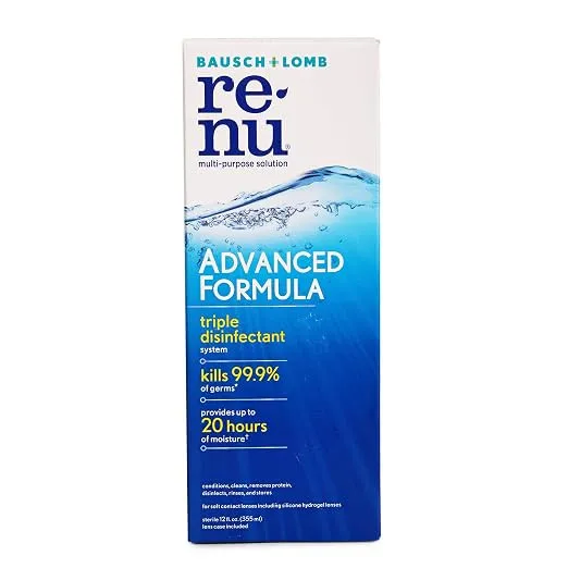 Bausch + Lomb Renu Advanced Multi Purpose Contact Lens Solution 355 ml