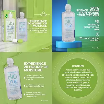 Bausch + Lomb Biotrue Multi Purpose Contact Lens Solution 300 ml, view 3