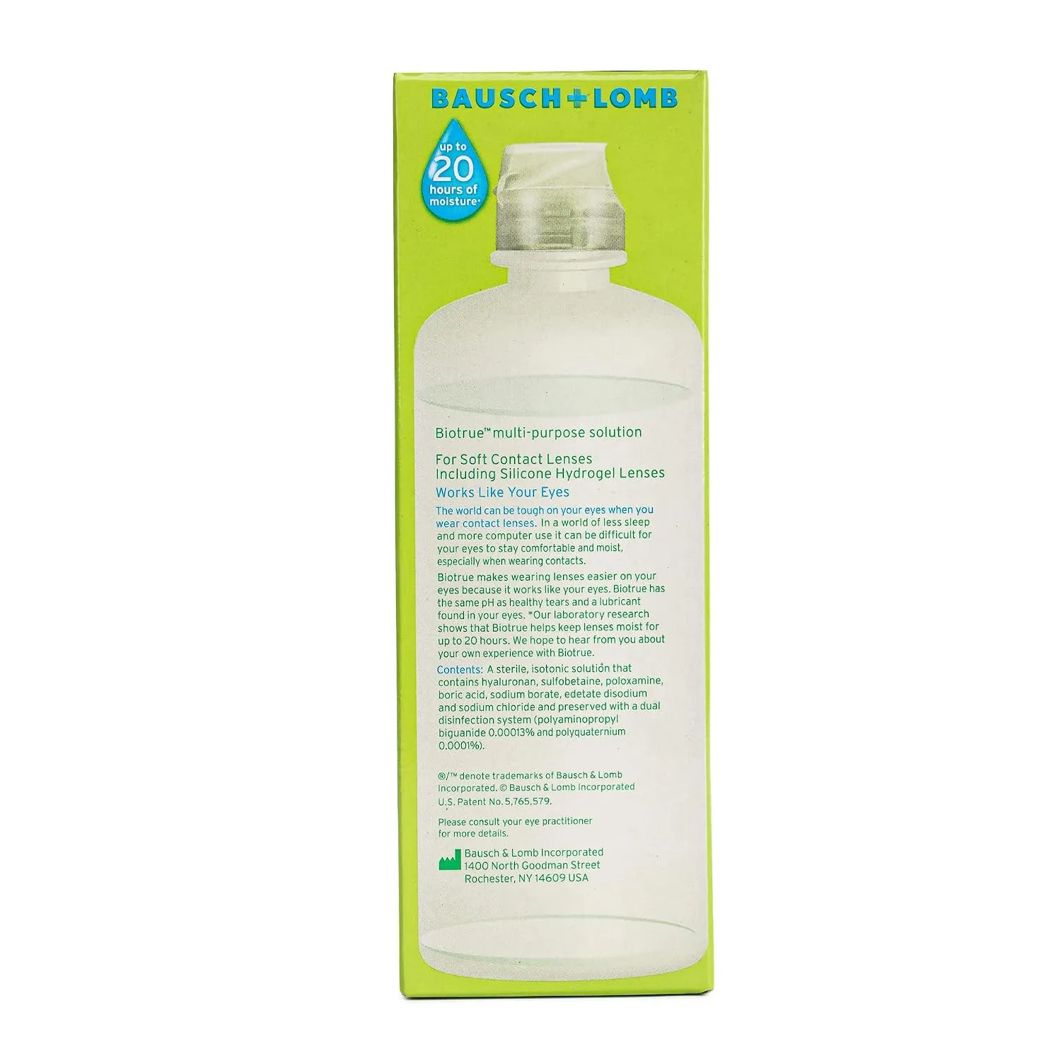Bausch + Lomb Biotrue Multi Purpose Contact Lens Solution 120 ml, view 2