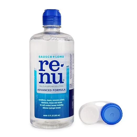 Bausch + Lomb Renu Advanced Multi Purpose Contact Lens Solution 355 ml, view 2