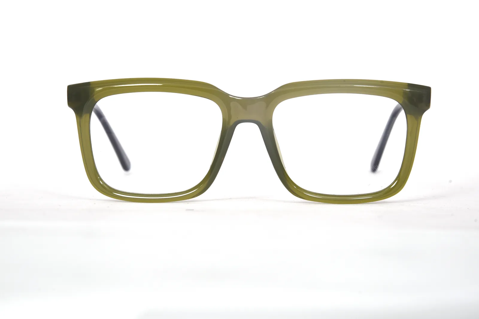 FOE Wayfarer Green Full Rim Eyeglasses