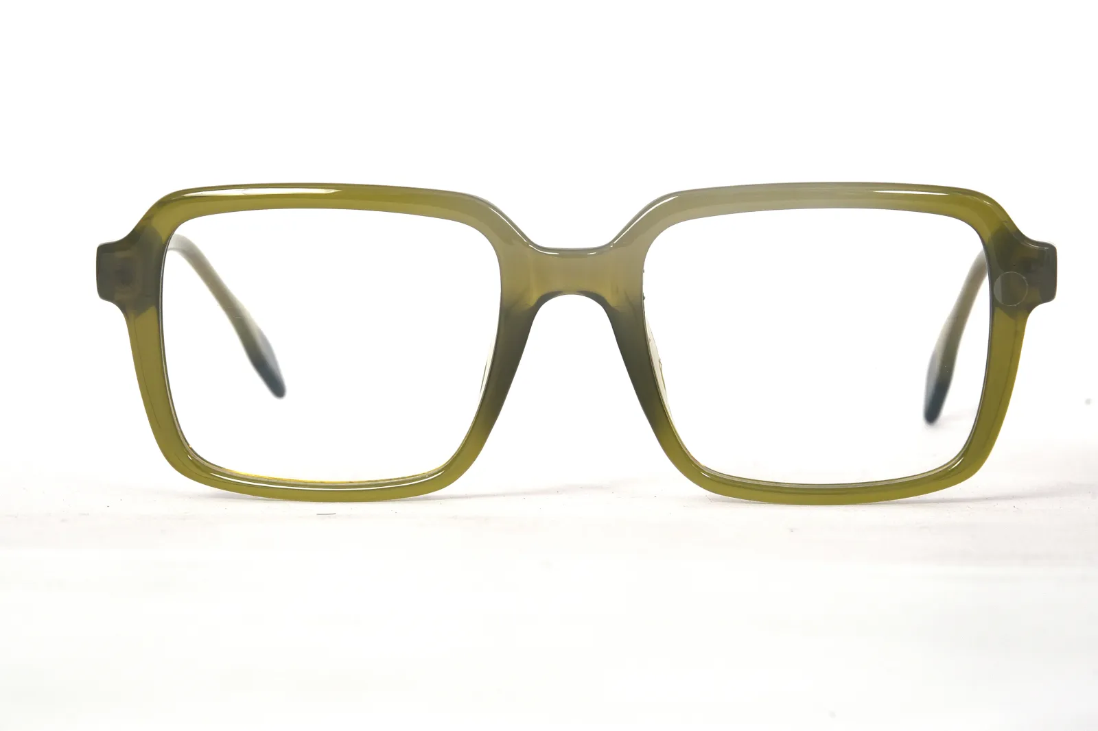 FOE Square Green Full Rim Eyeglasses