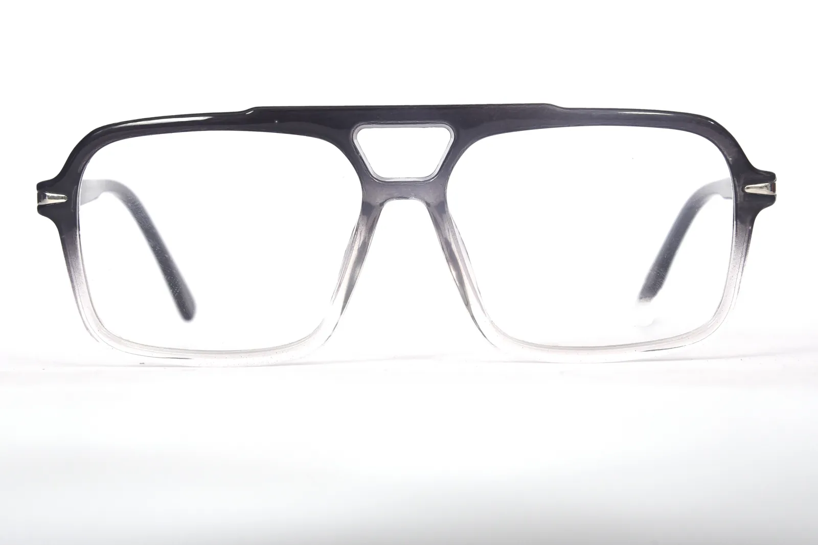 FOE Square Black Gradient Full Rim Eyeglasses