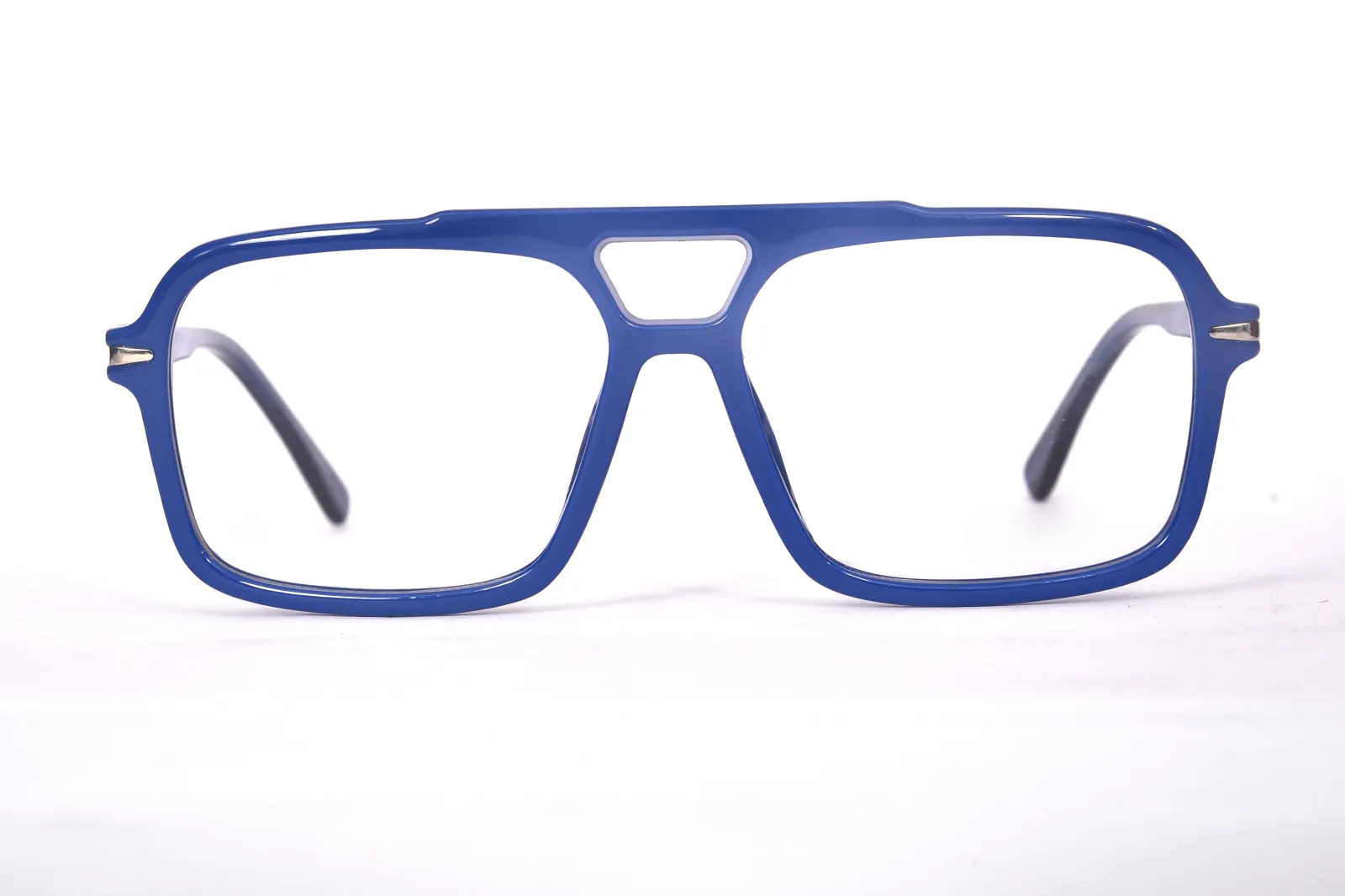 FOE Square Blue Full Rim Eyeglasses