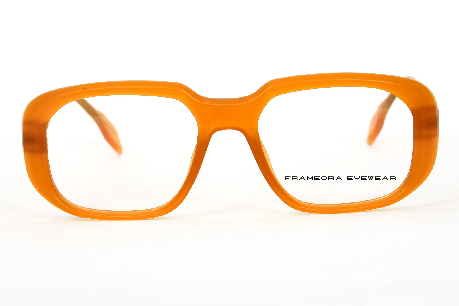 FOE Rectangle Orange Full Rim Eyeglasses