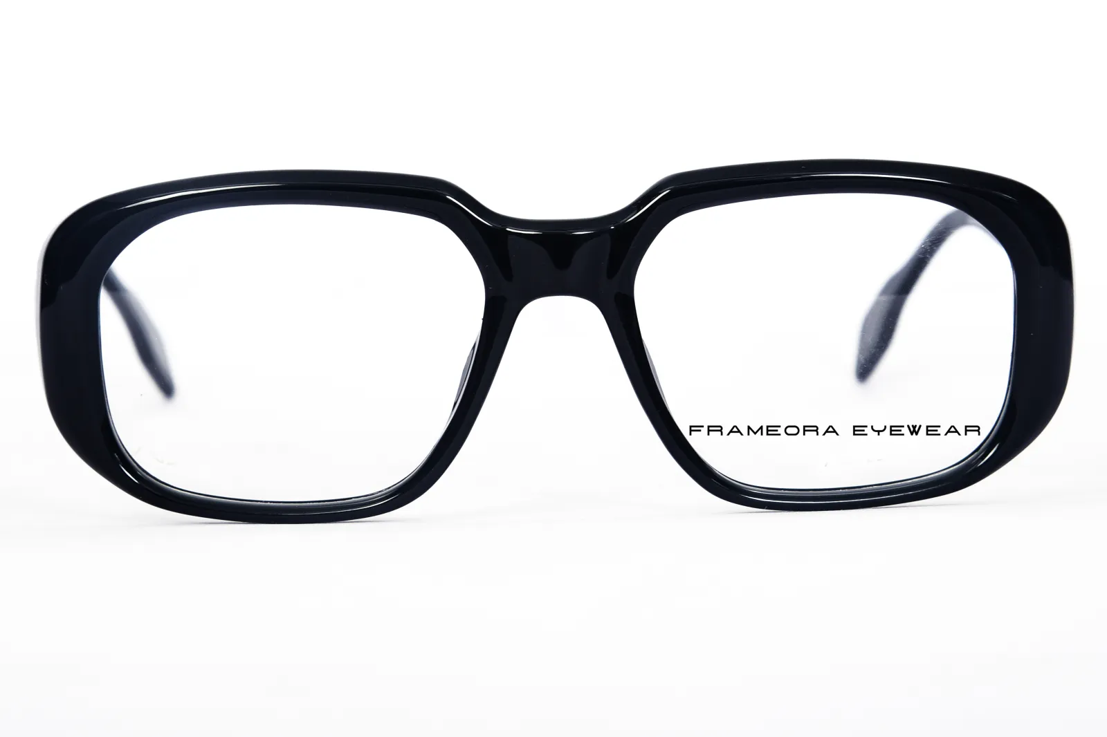 FOE Rectangle Black Full Rim Eyeglasses