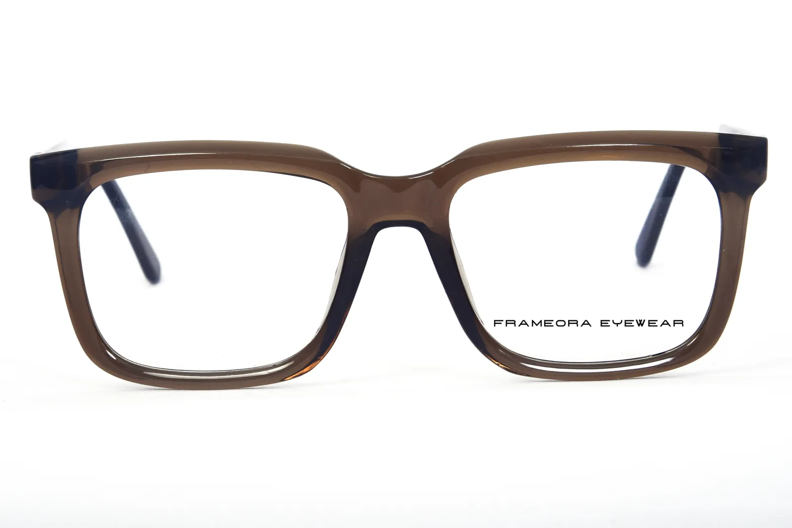 FOE Wayfarer Brown Full Rim Eyeglasses