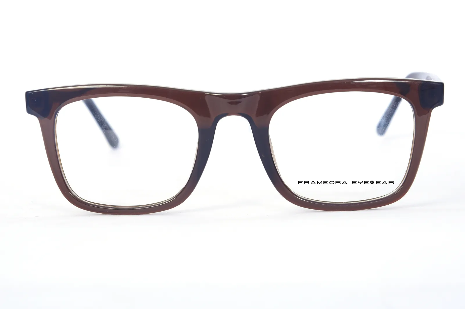 FOE Rectangle Brown Full Rim Eyeglasses - 161530