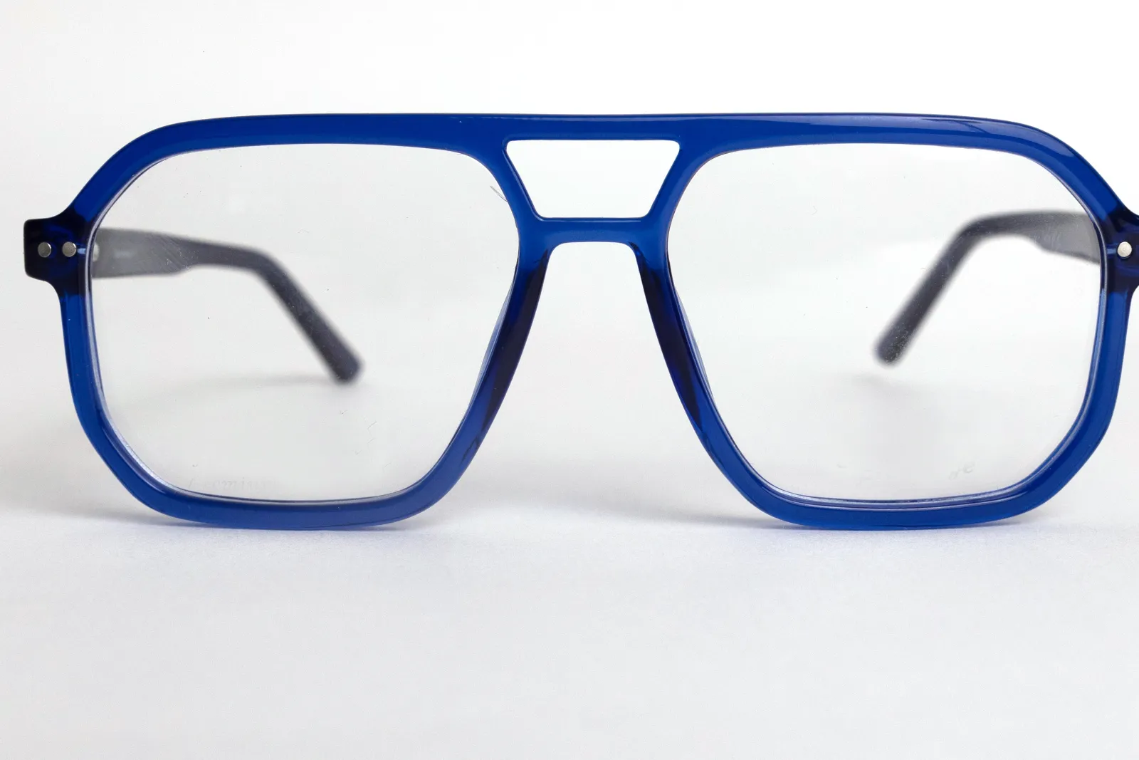 FOE Square Blue Full Rim Eyeglasses - 161536