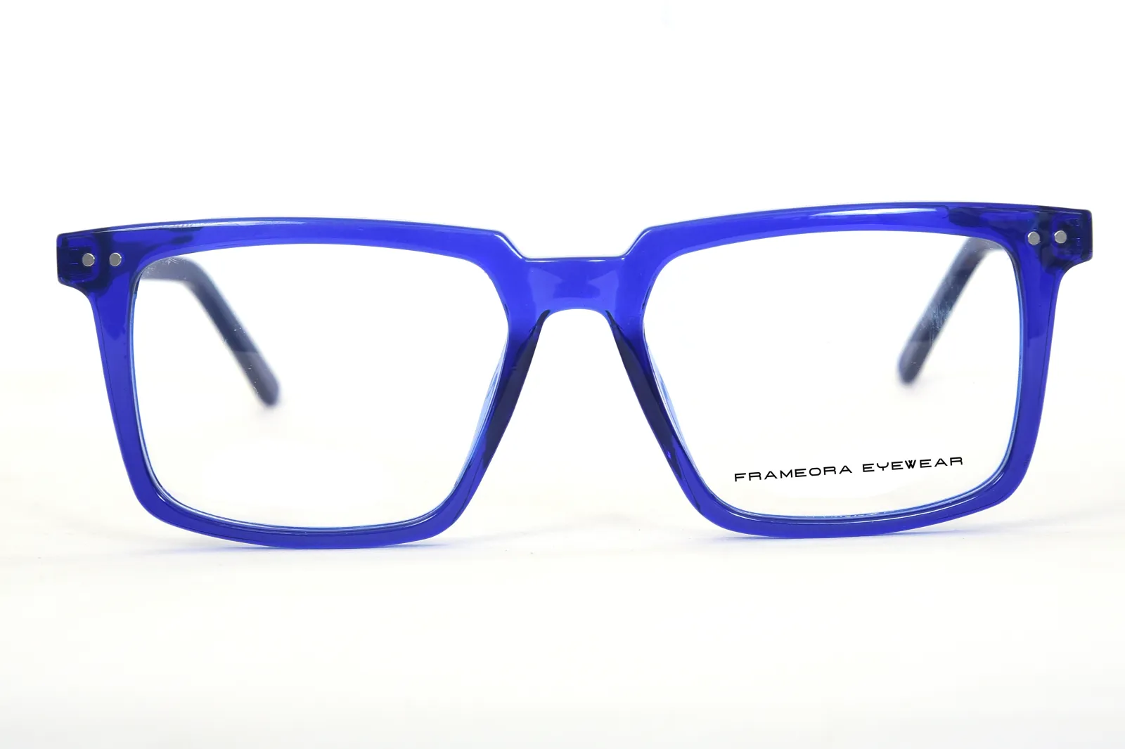 FOE Square Blue Full Rim Eyeglasses - 161541