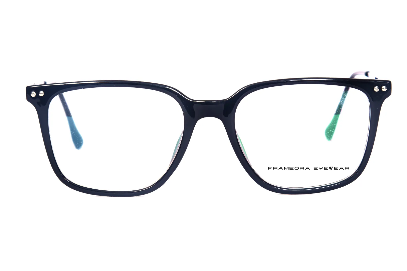 FOE Square Black Full Rim Eyeglasses - 161547