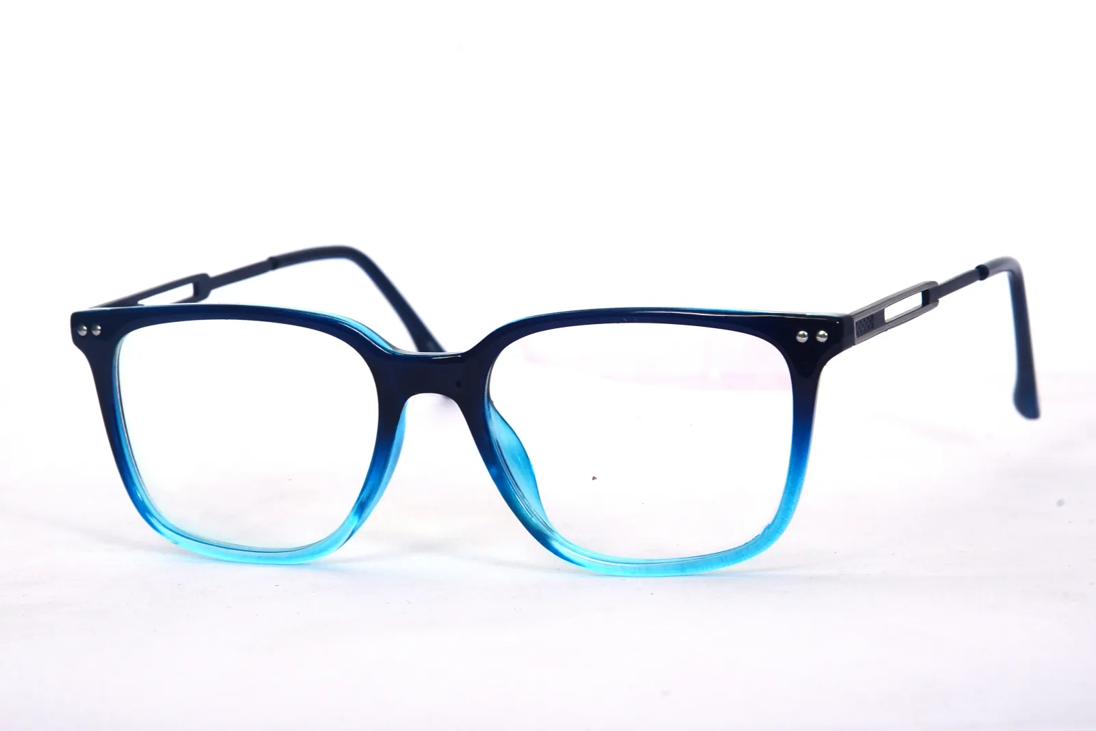 FOE Square Blue Full Rim Eyeglasses - 161548