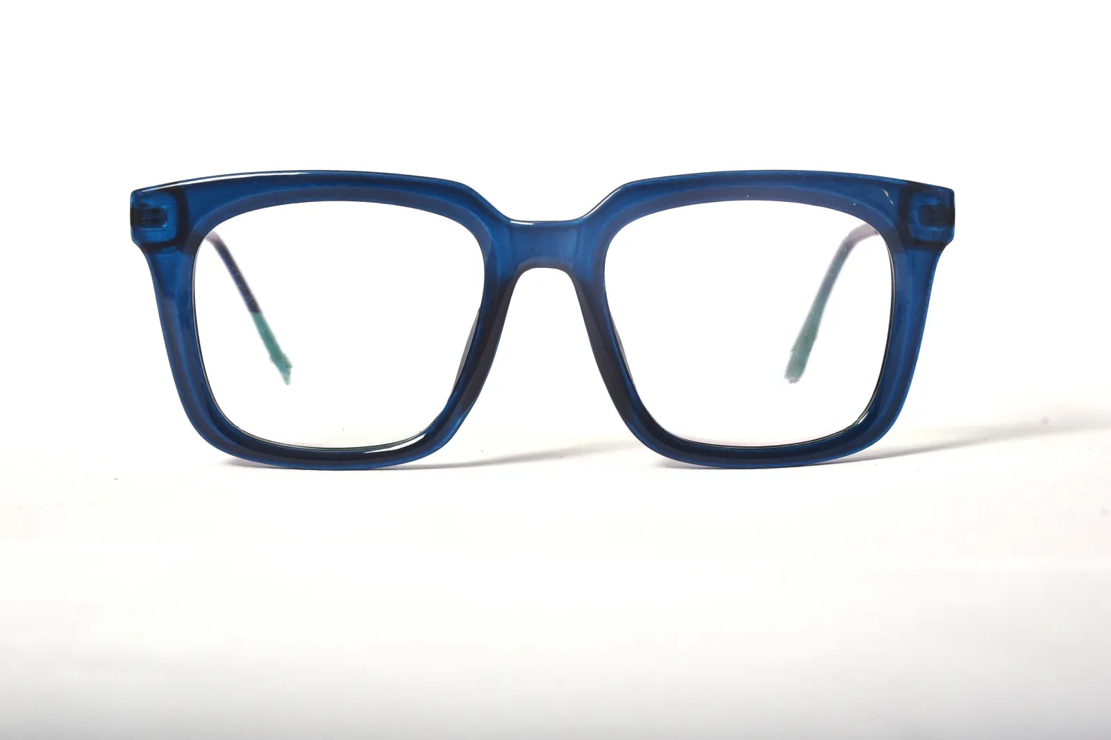 FOE Square Blue Full Rim Eyeglasses - 161551