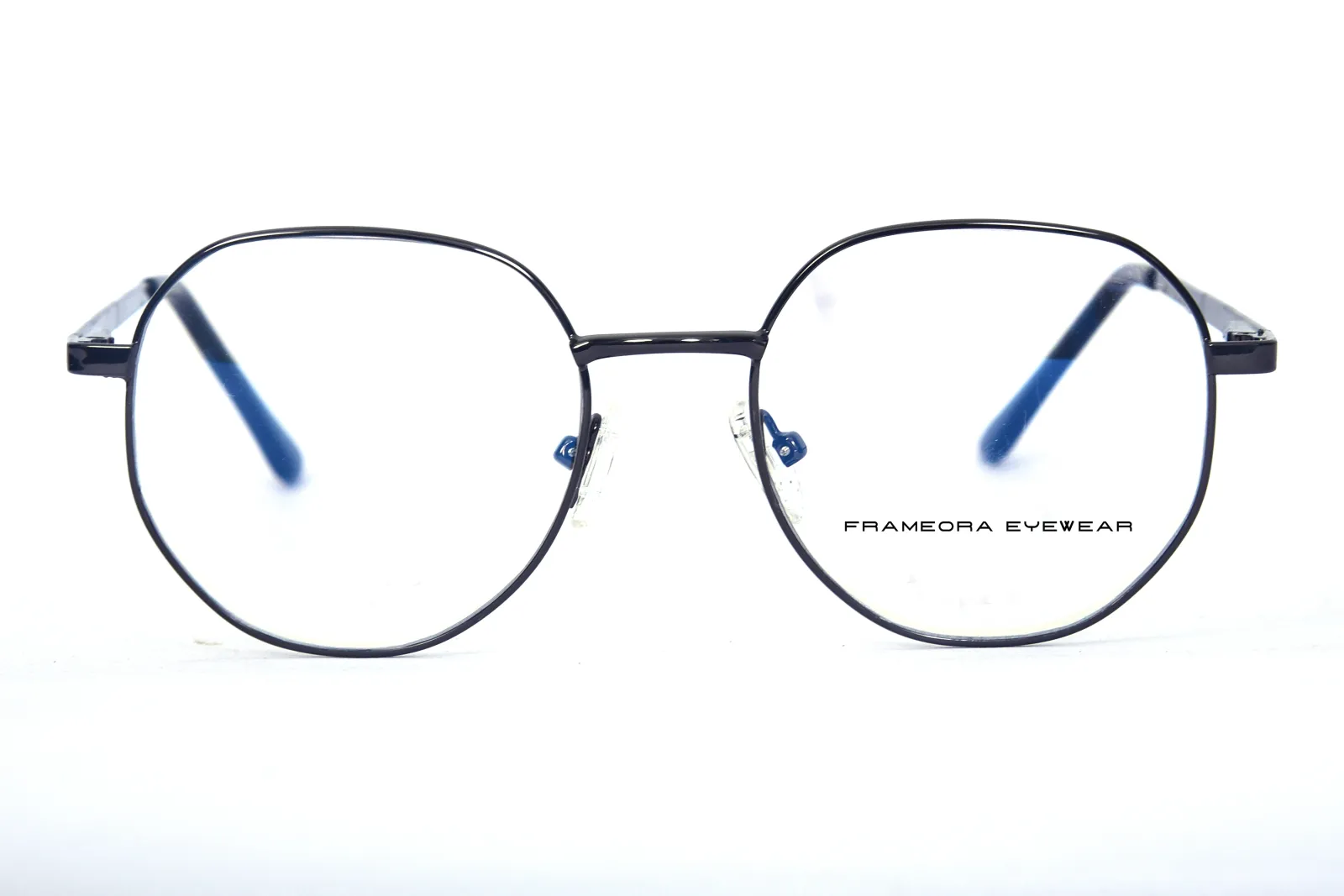 FOE Round Gunmetal Full Rim Eyeglasses - 161607